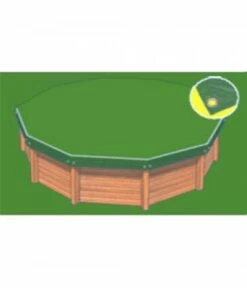 Bâche Hiver Eco Verte Compatible Piscine Naturalis 4.95m - Reconditionnée