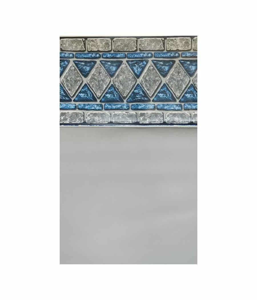 Liner Piscine 75/100 Gris Clair Avec Frise Lancashire Grise Dia 3.60m H 1.32m 3 Liner Piscine 75/100 Gris Clair Avec Frise Lancashire Grise Dia 3.60m H 1.32m