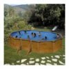 Piscine Hors Sol Acier Aspect Bois Alto Eco -Ovale 5m X 3m - H 1.20m -Accessoires De Piscine Soldes piscine hors sol acier aspect bois alto eco ovale 5m x 3m h 1 20m