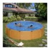 Piscine Hors Sol Acier Aspect Bois Alto - Ronde Diam 5.50m - H 1.32m