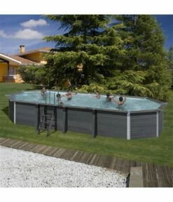 Piscine Hors Sol Composite Avantgarde Octo. Allongée 8.04m X 3.86m H1.24m
