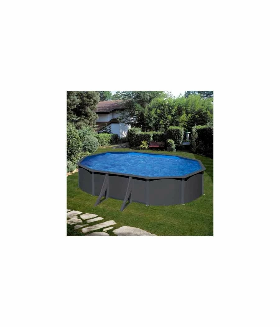 Piscine Hors Sol Acier Anthracite Louko 5.00x3.00m H 1.20m Filtre Sable 3 Piscine Hors Sol Acier Anthracite Louko 5.00x3.00m H 1.20m Filtre Sable