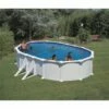 Piscine Hors Sol Ovale Acier Piscineo Start - 6.10m X 3.75m - H 1.20m