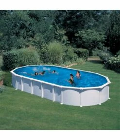 Piscine Hors Sol Ovale Acier Start Top - 7.30m X 3.75m - H 1.32m SJF