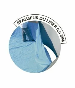 Piscine Hors Sol Ovale Anthracite PRESTIGE 5.50m X 3.66m X H1.32m + échelle De Sécurité -Accessoires De Piscine Soldes piscine hors sol ovale anthracite prestige 5 50m x 3 66 m h1 32m echelle securite 4