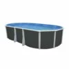 Piscine Hors Sol Ovale Ibiza Compact Anthracite 6.40m X 3.66m H1.32m 2 Piscine Hors Sol Ovale Ibiza Compact Anthracite 6.40m X 3.66m H1.32m -Accessoires De Piscine Soldes piscine hors sol ovale ibiza compact anthracite 6 40m x 3 66m h1 32m