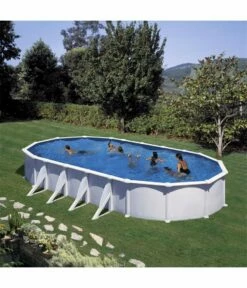 Piscine Hors Sol Ovale Piscineo Start Top - 9.00m X 4.65m - H 1.32m