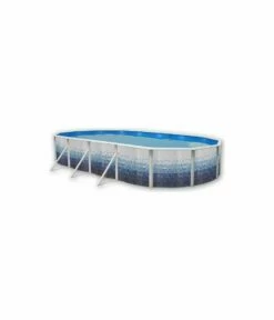Piscine Hors Sol Ovale Trencadisc 7.30m X 3.66m H1.20m