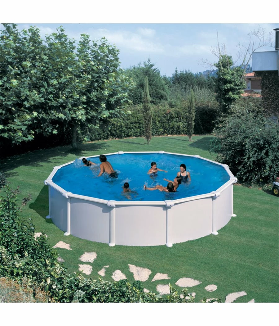 Piscine Hors Sol Ronde Piscineo Start Top - Diam 5.50m - H 1.32m 3 Piscine Hors Sol Ronde Piscineo Start Top - Diam 5.50m - H 1.32m