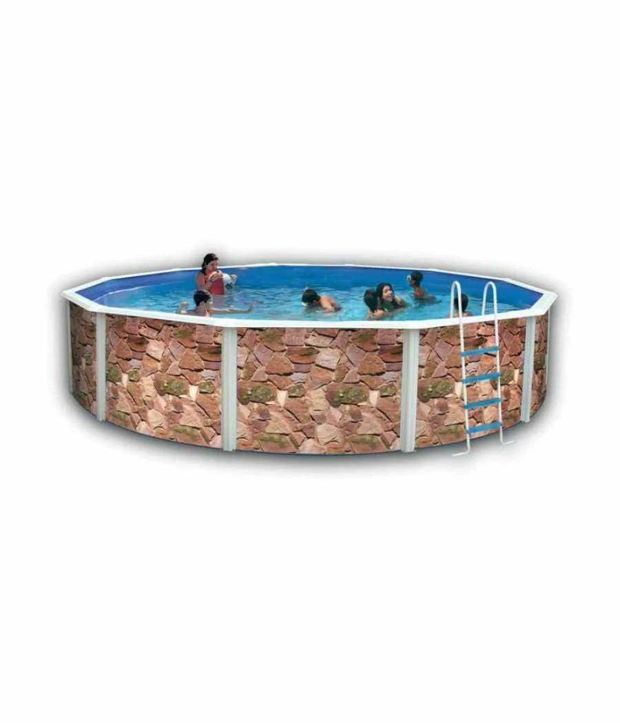 Piscine Hors Sol Ronde Rocalla D 5.50m H1.20m 3 Piscine Hors Sol Ronde Rocalla D 5.50m H1.20m