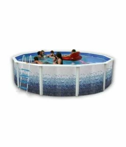Piscine Hors Sol Ronde Trencadisc D 3.50m H1.20m